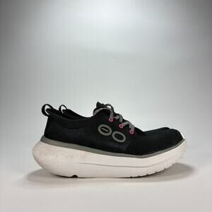 OOFOS OOmy Stride Black White Recovery Casual Sneakers Walking Shoes Womens Sz 7